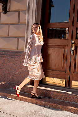 Стильный LOOK Туфли слингбэки Kristina & Milan J2291D-15-5-WN 13