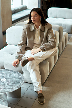 Стильный LOOK Лоферы Kristina & Milan R001-5-M71P-GR 6