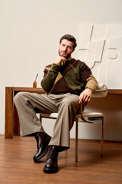 Стильный LOOK Ботинки Kristina & Milan L5027M-BR 3