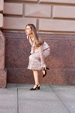 Стильный LOOK Туфли слингбэки Kristina & Milan J2291D-15-5-WN 10