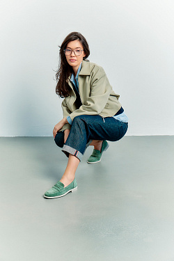 Стильный LOOK Лоферы Miris 24180-650-GN 6