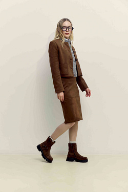 Стильный LOOK Ботинки Kristina & Milan 42047ZM-BR 1