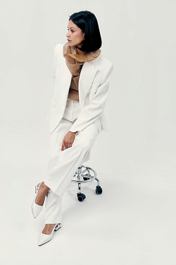 Стильный LOOK Туфли слингбэки Kristina & Milan E439-K274-5-WH 1