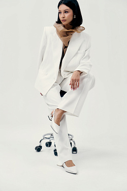 Стильный LOOK Туфли слингбэки Kristina & Milan E439-K274-5-WH 5