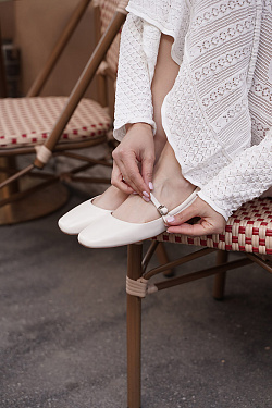 Стильный LOOK Балетки Kristina & Milan J2272D-17-5-WH 2