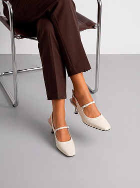 Стильный LOOK Туфли слингбэки Kristina & Milan 635A-02-S460-CR 13