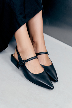 Стильный LOOK Туфли слингбэки Kristina & Milan E439-W104-2-BL 2