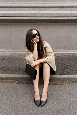 Стильный LOOK Туфли слингбэки Kristina & Milan 593D-10-2-BL 11