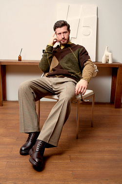 Стильный LOOK Ботинки Kristina & Milan L5027M-BR 1