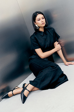 Стильный LOOK Туфли слингбэки Kristina & Milan E439-W104-2-BL 3