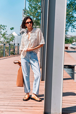 Стильный LOOK Сандалии Miris 02423-BG 2