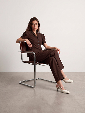 Стильный LOOK Туфли слингбэки Kristina & Milan 635A-02-S460-CR 2