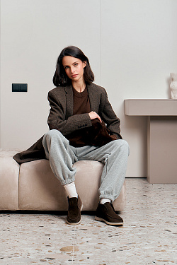 Стильный LOOK Полуботинки Kristina & Milan 001X-1M-F142-BR 1