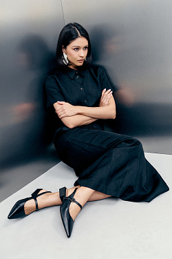 Стильный LOOK Туфли слингбэки Kristina & Milan E439-W104-2-BL 4