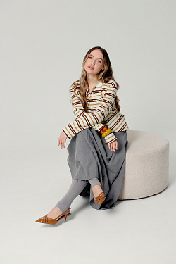 Стильный LOOK Туфли слингбэки Kristina & Milan ML930-6-7-BR 9