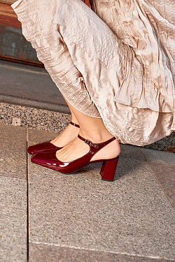 Стильный LOOK Туфли слингбэки Kristina & Milan J2291D-15-5-WN 6