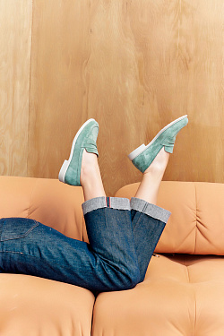 Стильный LOOK Лоферы Miris 24180-650-GN 4