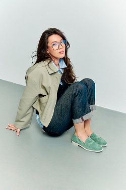 Стильный LOOK Лоферы Miris 24180-650-GN 7