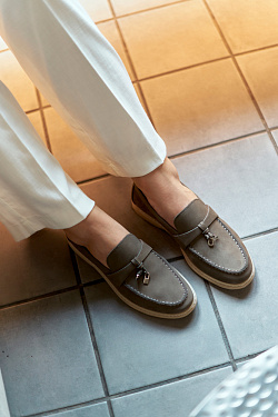 Стильный LOOK Лоферы Kristina & Milan R001-5-M71P-GR 8