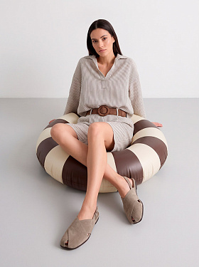 Стильный LOOK Туфли слингбэки Kristina & Milan 591SK-2-6-BG 2
