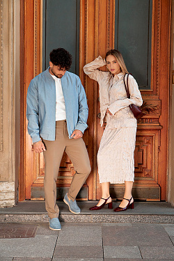 Стильный LOOK Лоферы Kristina & Milan 2155A-1-F111-GR 5