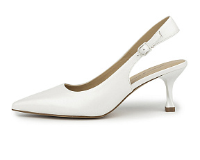 Туфли слингбэки Kristina & Milan J3115D-3-16-WH (White, 35)